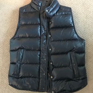 J. Crew Navy Puffer Vest